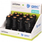 [001603230] Linterna con clip 3W - 12u caja exp